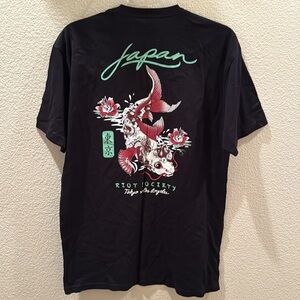 New! Riot Society Japan Koi Tattoo T-Shirt